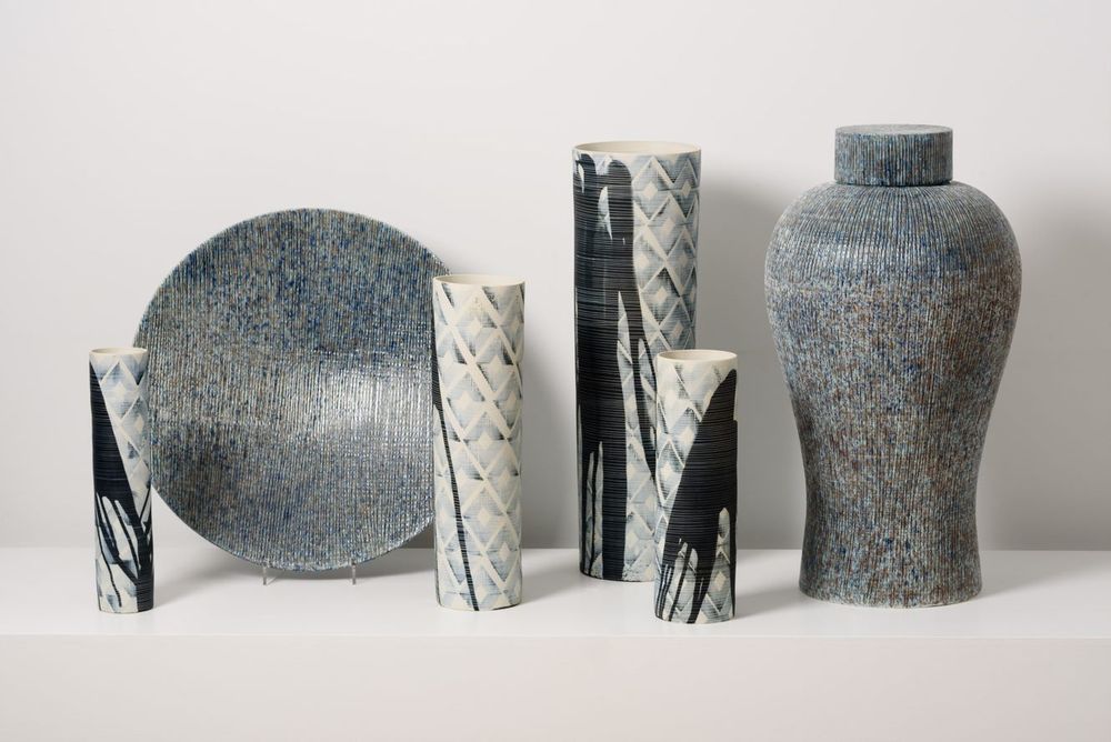 Céramique - Grand pot bleu Craft - S.BERNARDO