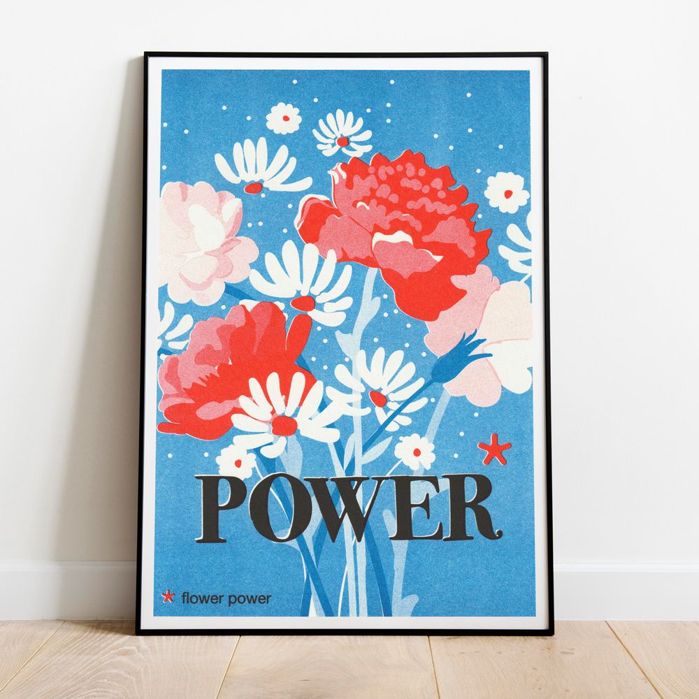 Objets de décoration - AFFICHES - "LES MOTS DOUX" - PIED DE POULE