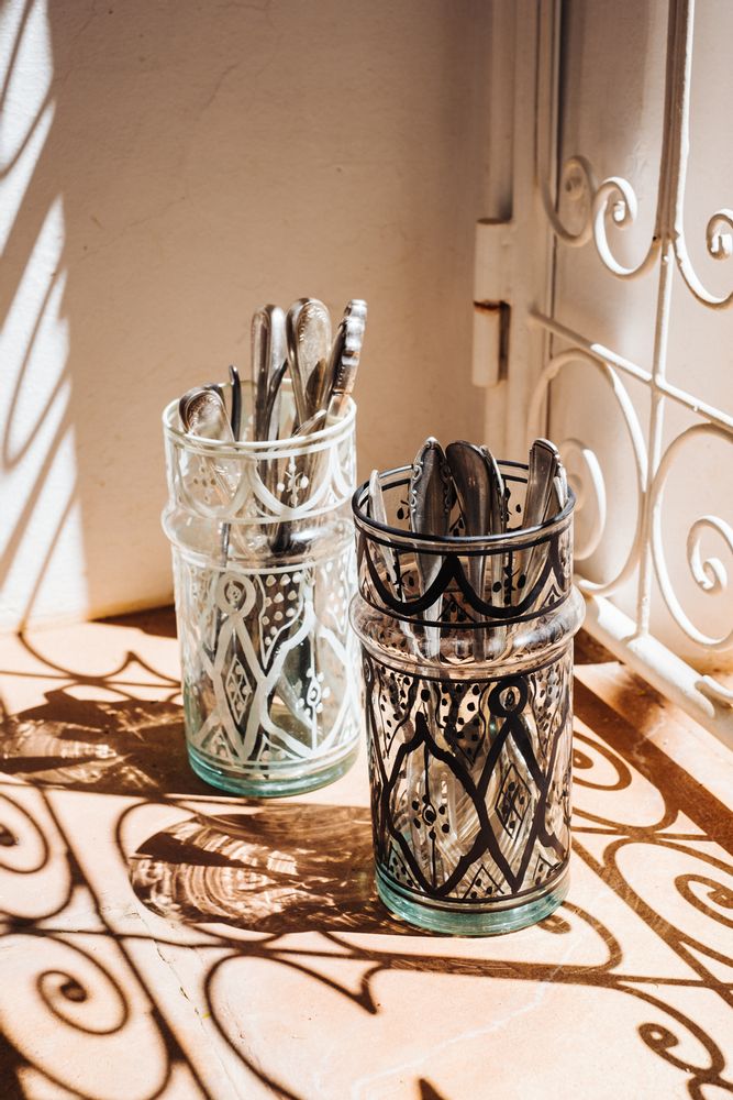 Glass - Mouth blown recycled glass - CHABI CHIC