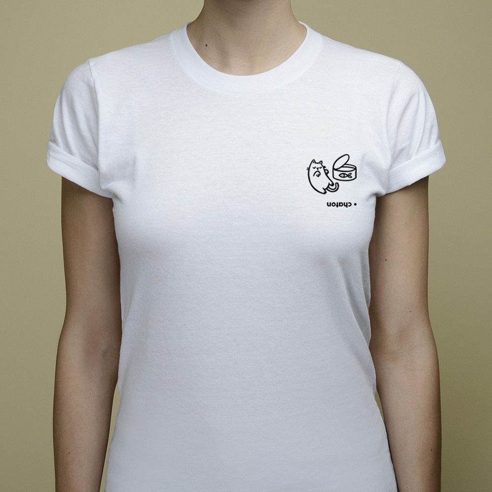 Prêt-à-porter - T-shirt rébus CHATON. - FÉLICIE AUSSI