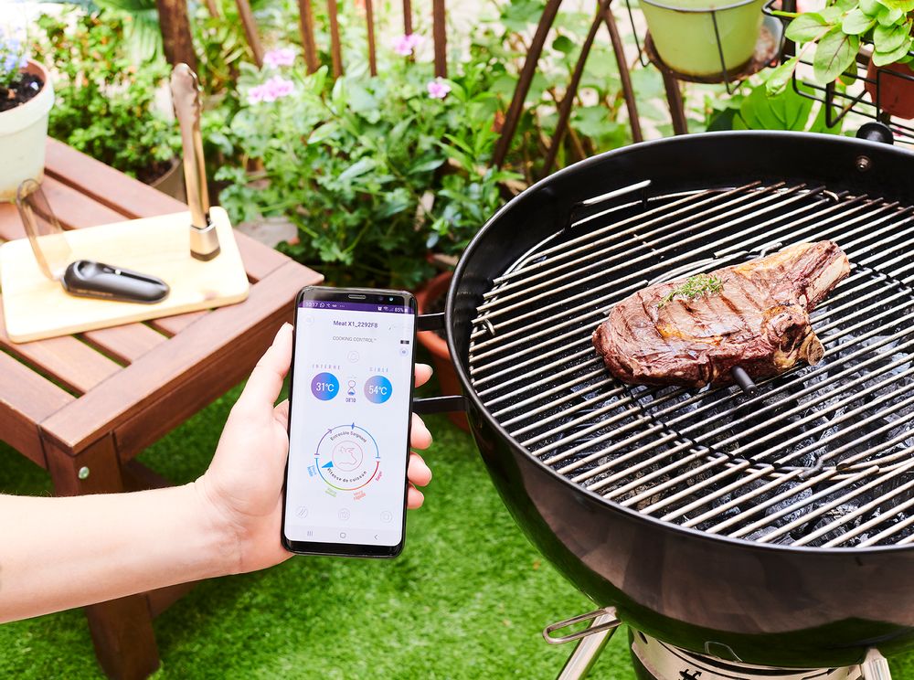 Ustensiles de cuisine - MEAT IT PLUS - SONDE DE CUISSON BLUETOOTH - M&CO