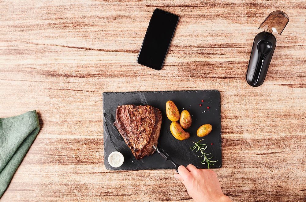 Ustensiles de cuisine - MEAT IT PLUS - SONDE DE CUISSON BLUETOOTH - M&CO