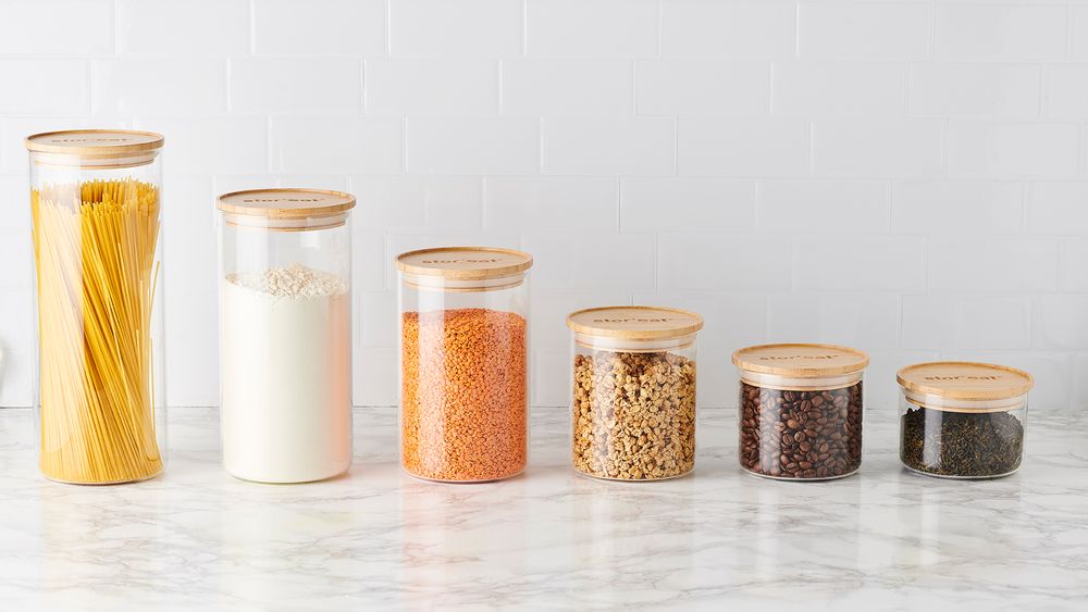 Kitchen utensils - GLASS STORAGE JAR - STOR'EAT - M&CO