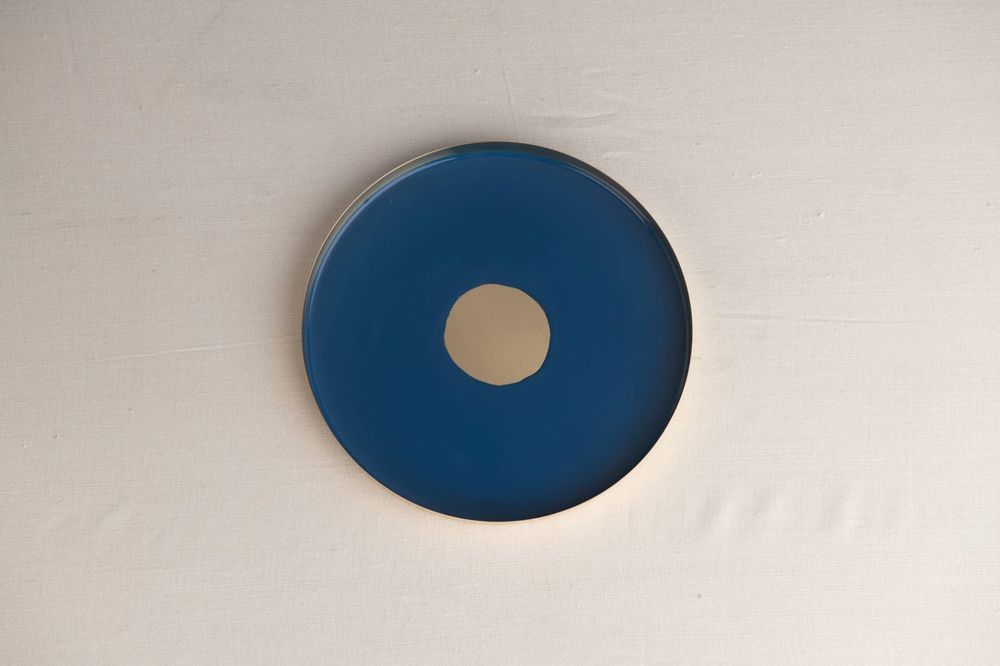 Formal plates - Tantra Bindu-Small Brass Plates-Small - IKKIS
