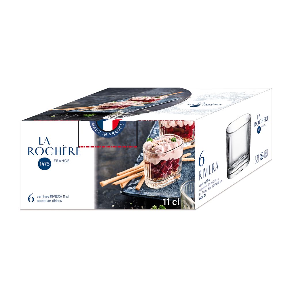 Assiettes de réception - Mise en bouche RIVIERA 11 cl - LA ROCHÈRE