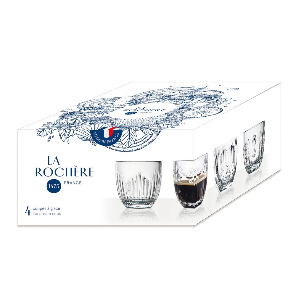 Tasses et mugs - Set de 4 tasses expresso TROQUET - LA ROCHÈRE