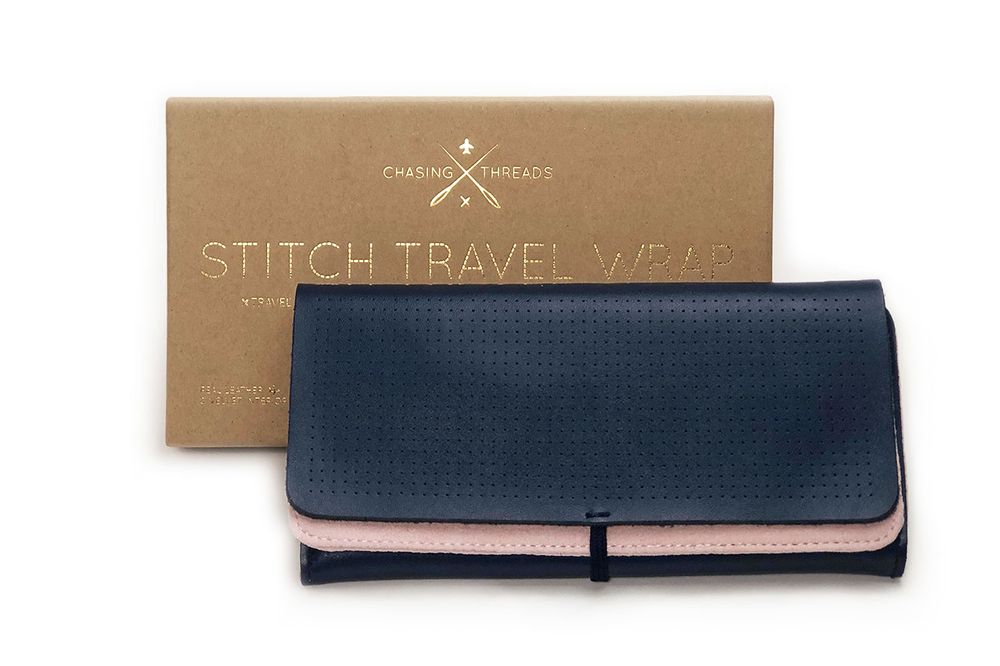 Travel accessories - Stitch Travel Jewellery Wrap - CHASING THREADS