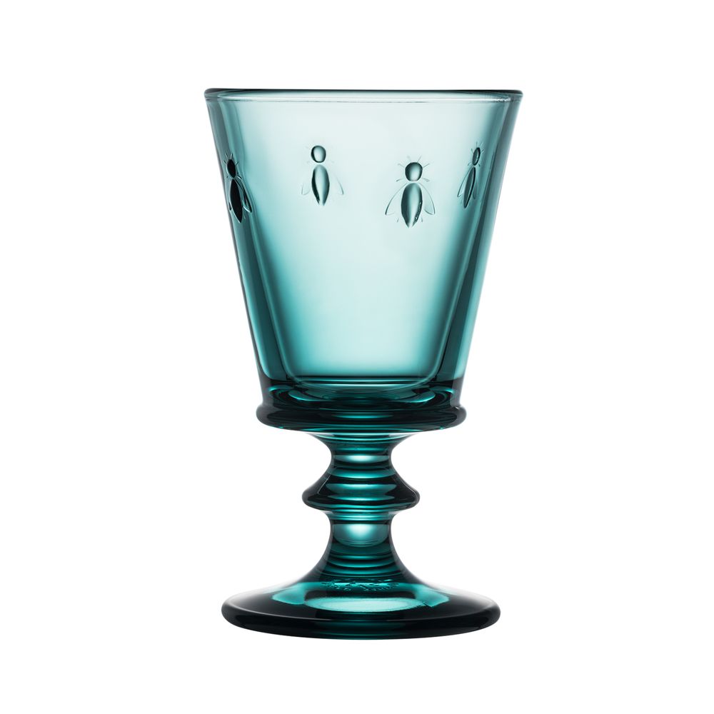 Verres - Verre à pied ABEILLE émeraude - LA ROCHÈRE