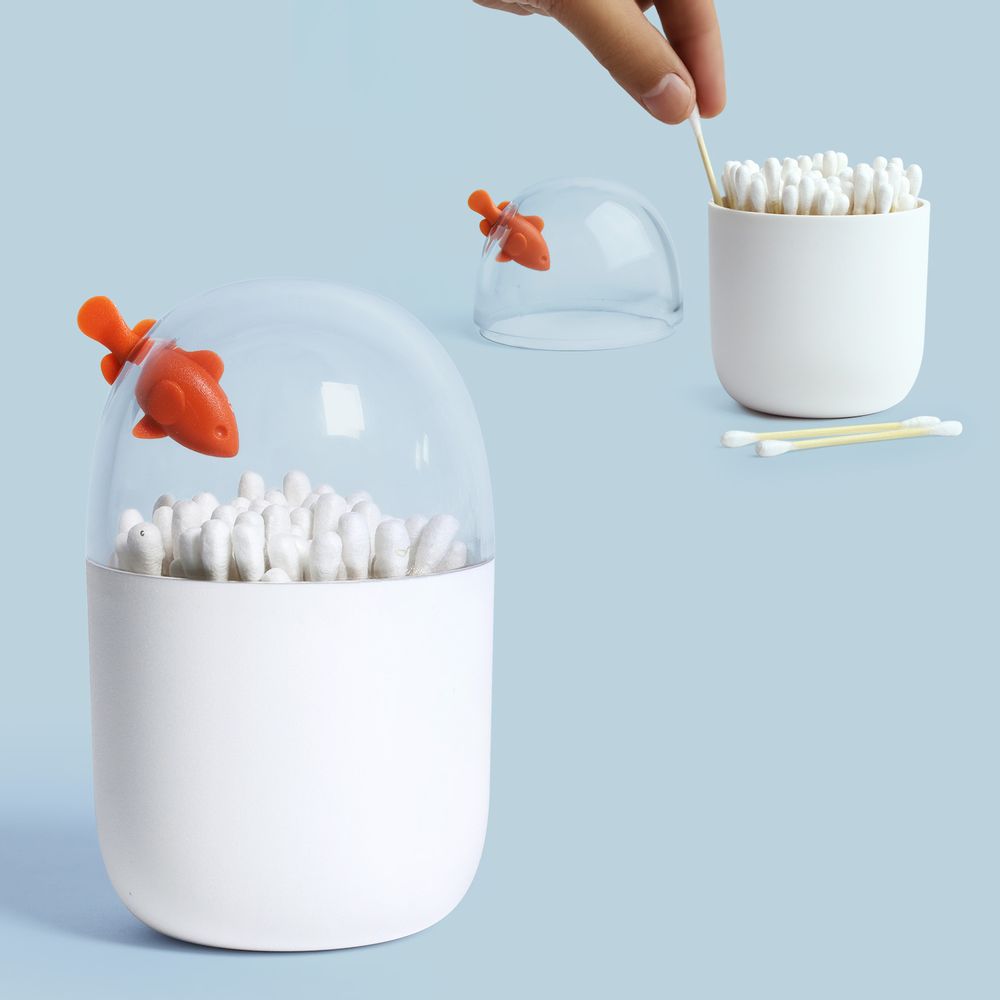 Storage boxes - Coral Container - Ocean Bathroom Collection : Eco-Friendly Material 100% recyclable - QUALY DESIGN OFFICIAL