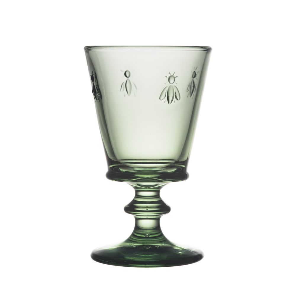 Verres - Verre à pied ABEILLE émeraude - LA ROCHÈRE