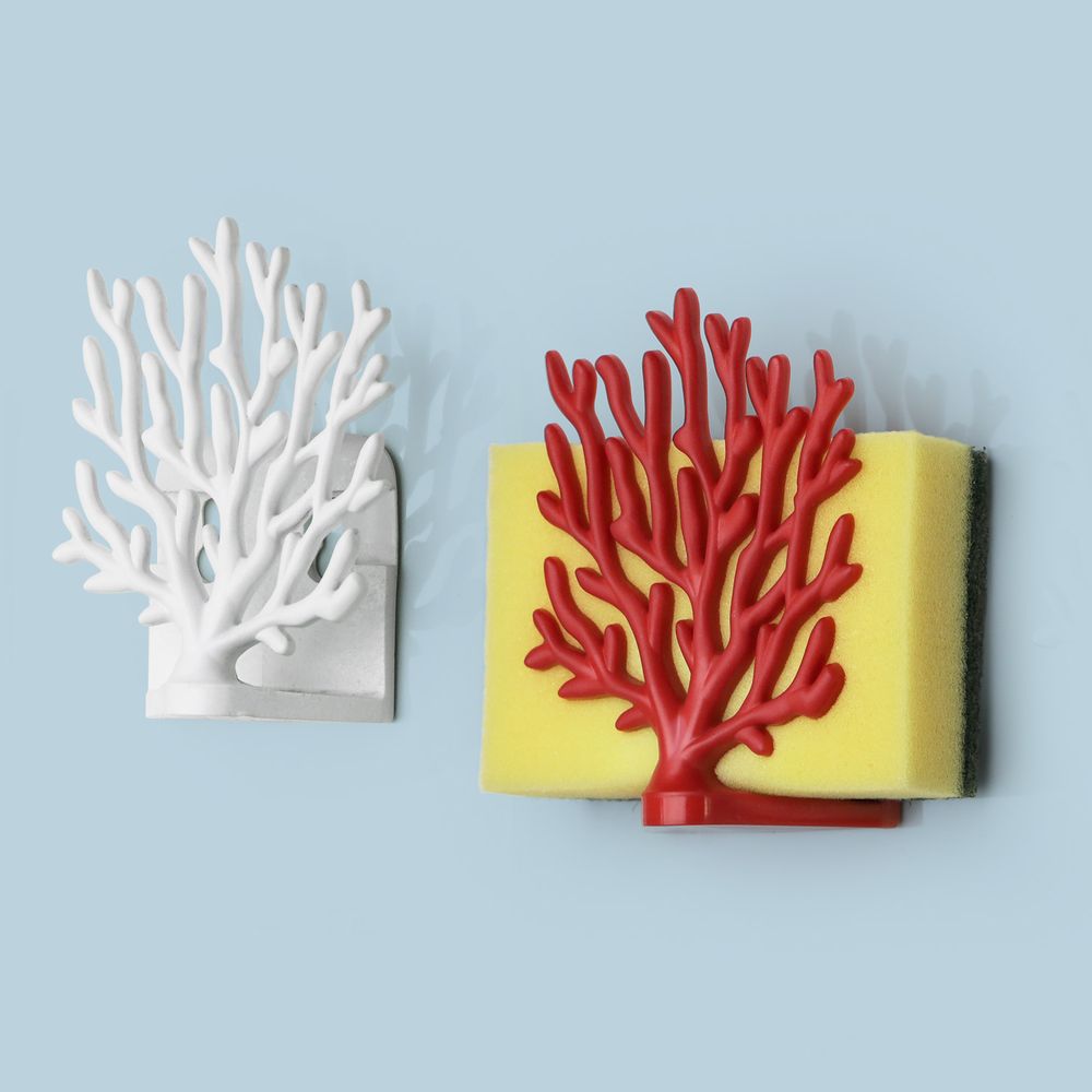 Caskets and boxes - Coral Salt and Pepper Shaker - Ocean Kitchen Collection: Eco-Friendly Materials 100% recyclable - QUALY DESIGN OFFICIAL