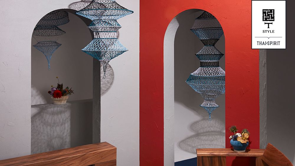 Outdoor decorative accessories - Manoon Weaven lamp - KORAKOT