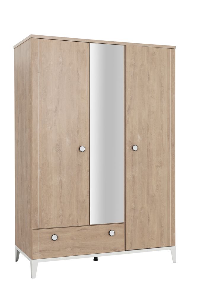 Wardrobe - 3 door and 1 drawer Wardrobe MARCEL - GALIPETTE