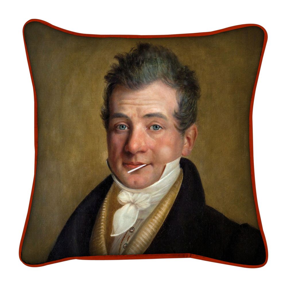 Coussins textile - Coussins Portraits Historiques - BLUE SHAKER