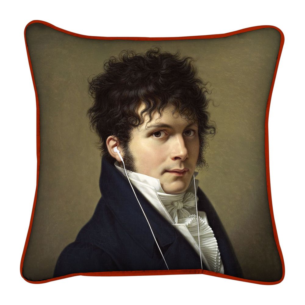 Coussins textile - Coussins Portraits Historiques - BLUE SHAKER