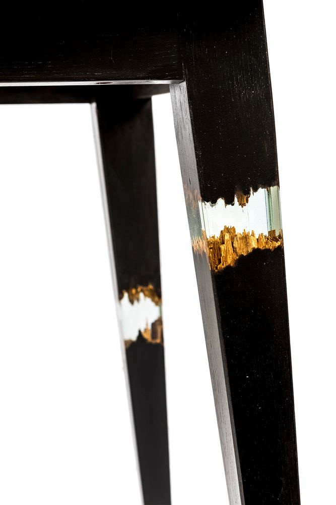 Dining Tables - Wood and resin table - MEUBLES THOURET