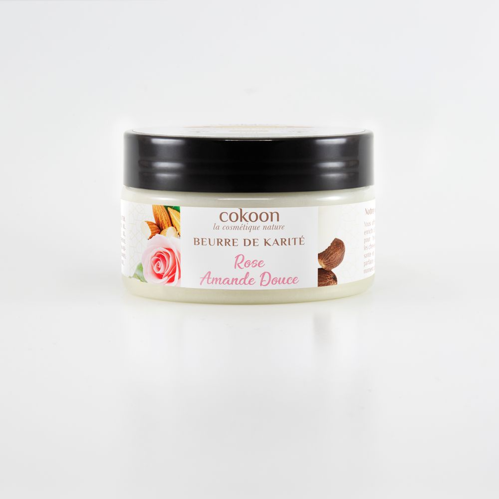 Cosmétiques - Beurre de karité - Rose & Amande douce - ZERAH YONI