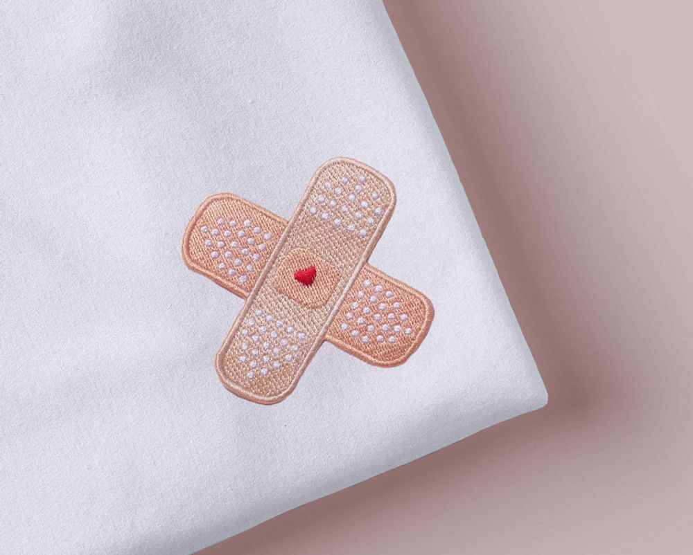 Prêt-à-porter - Broderie thermocollante Pansement - MALICIEUSE
