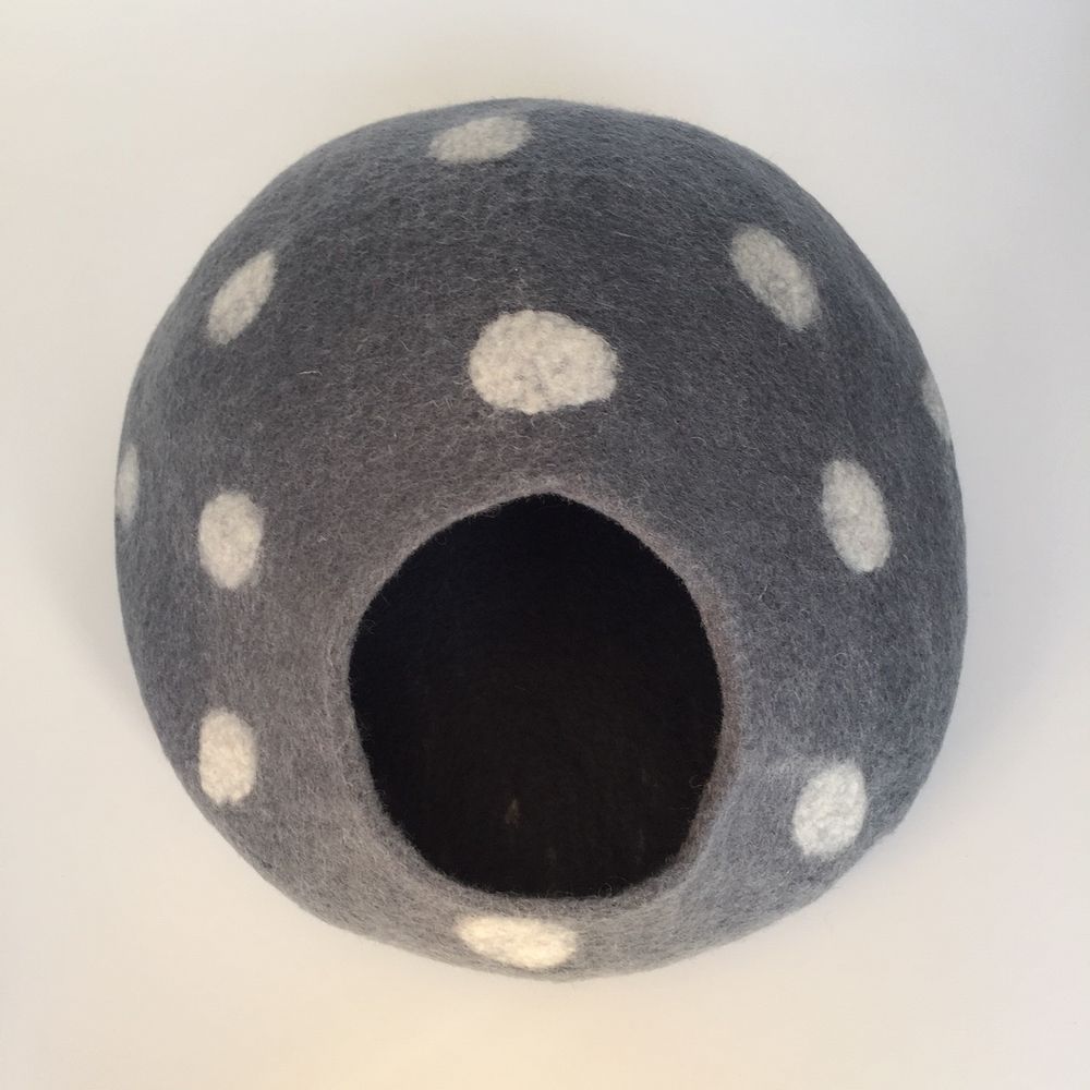 Accessoires animaux - Cocon ou grotte pour chats en laine feutrée - COCOON PARIS