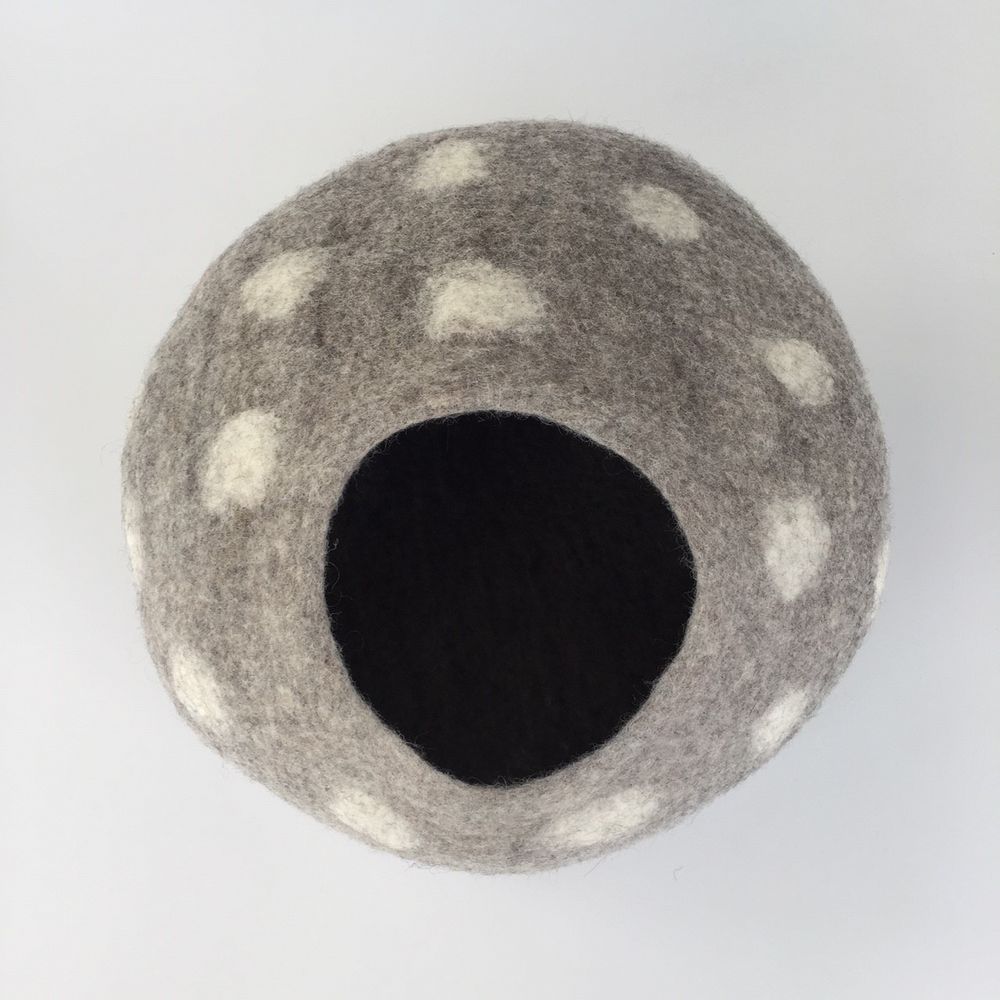 Accessoires animaux - Cocon ou grotte pour chats en laine feutrée - COCOON PARIS