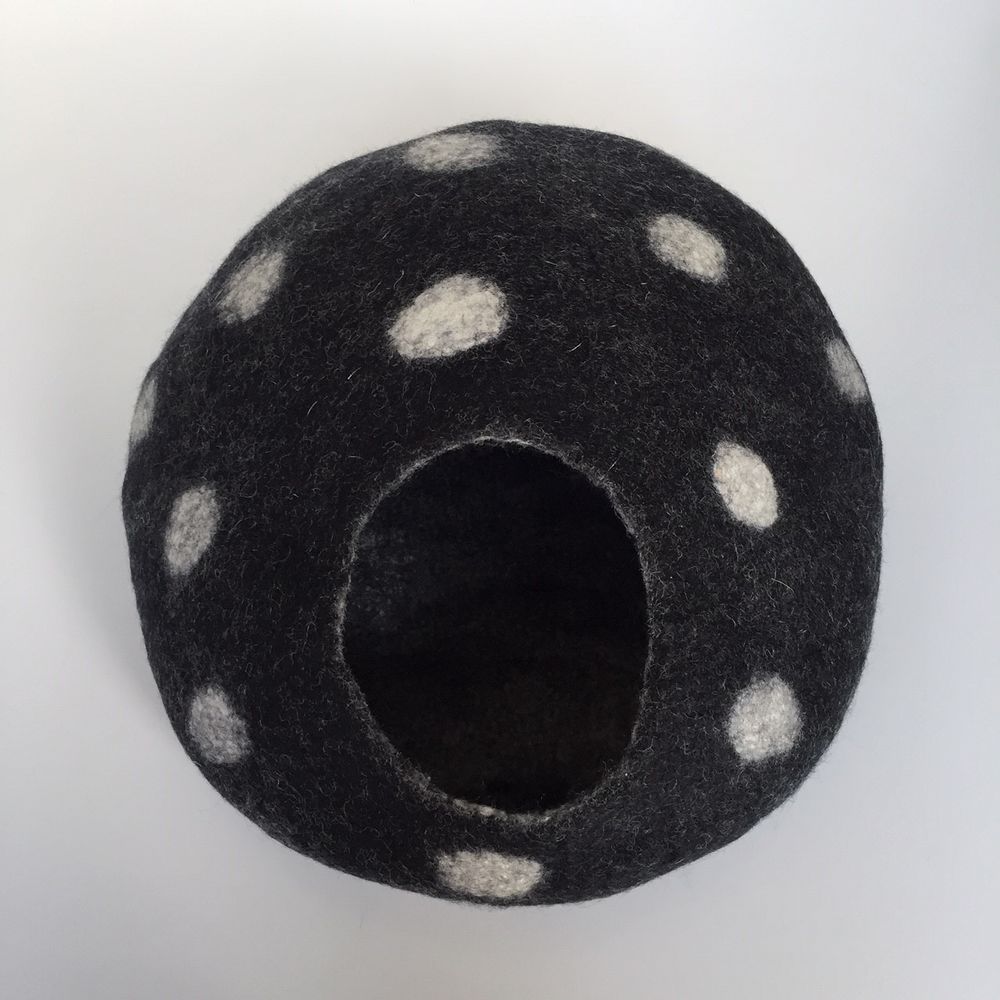 Accessoires animaux - Cocon ou grotte pour chats en laine feutrée - COCOON PARIS