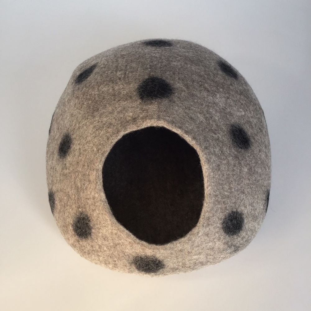 Accessoires animaux - Cocon ou grotte pour chats en laine feutrée - COCOON PARIS