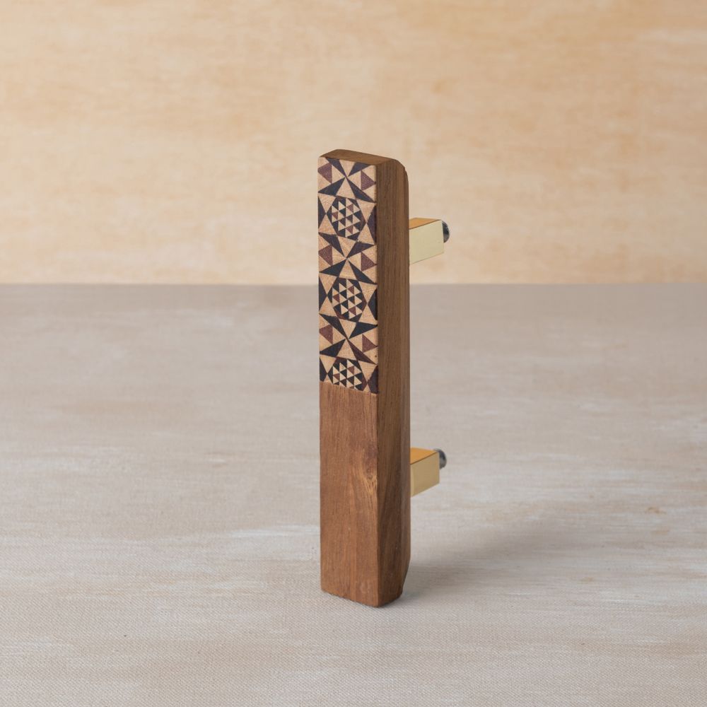 Wardrobe - Handles & knobs in Sadeli Marquetry - BAAYA GLOBAL