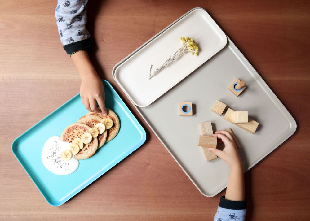 Outdoor decorative accessories - Bamboo Trays and appetizer sets - EKOBO
