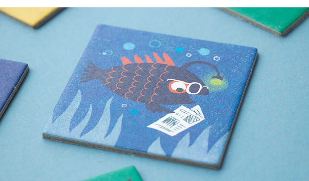 Jouets enfants - DI006 OCEAN ANIMALS - JEU DE MEMOIRE - LONDJI
