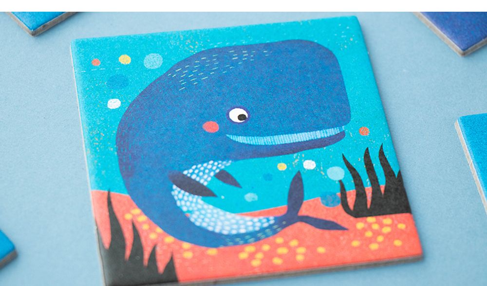 Jouets enfants - DI006 OCEAN ANIMALS - JEU DE MEMOIRE - LONDJI