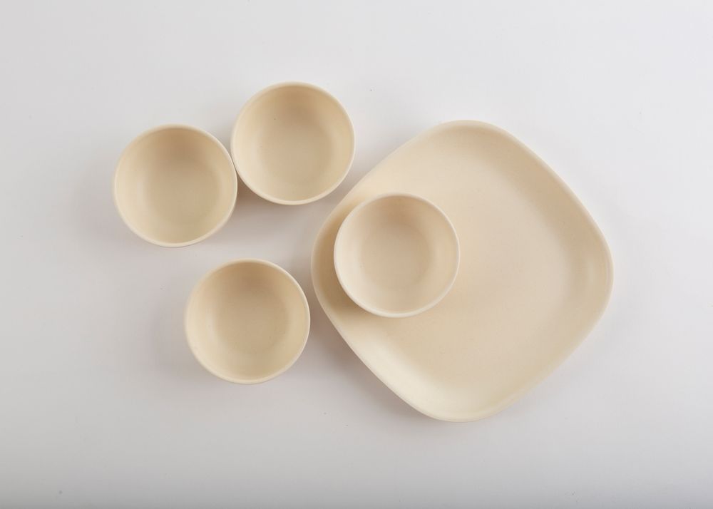 Outdoor decorative accessories - Bamboo Trays and appetizer sets - EKOBO