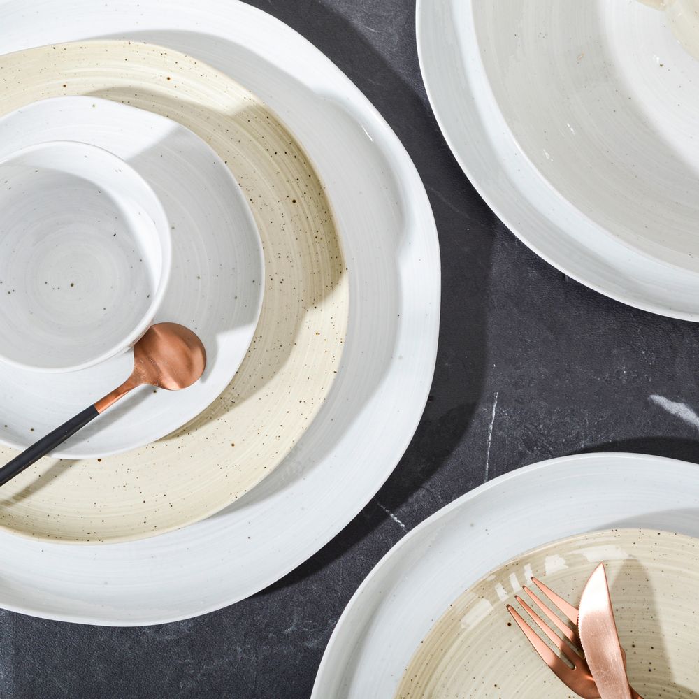 Assiettes au quotidien - Céramiques "Albane" - AMADEUS