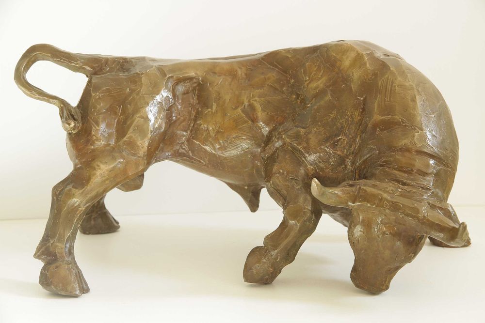 Sculptures, statuettes et miniatures - Sculpture Le Taureau bronze - MICHEL AUDIARD