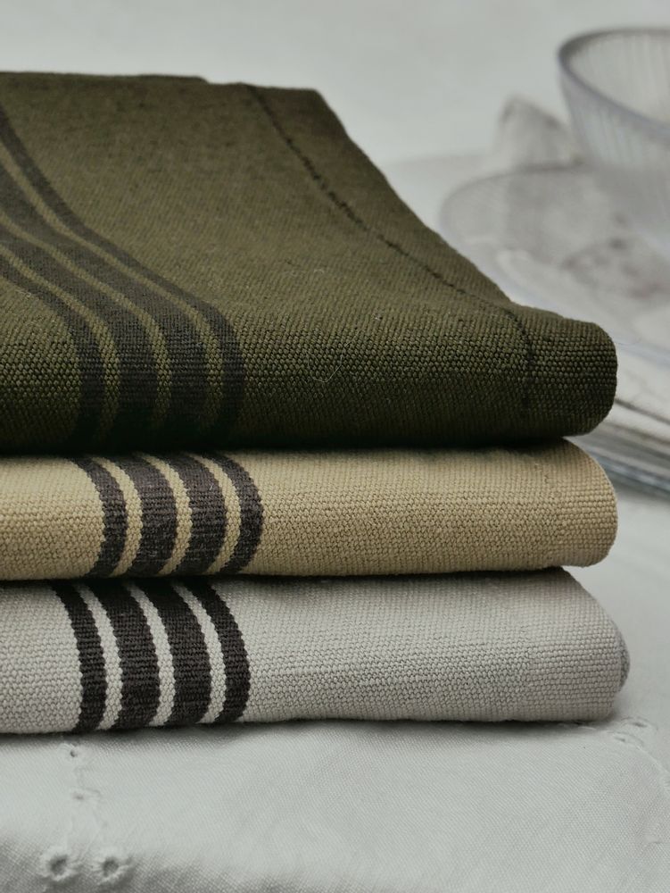 Kitchen linens - linen Kitchen towels PIANO - CHARVET EDITIONS