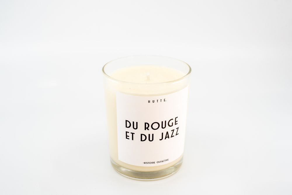 Objets de décoration - BOUGIE PARFUMÉE, DU ROUGE ET DU JAZZ - H U T T E