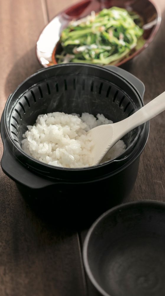 Faitouts - MACHINE À RIZ À VAPEUR POUR MICRO-ONDES - THE SKATER CO.,LTD.