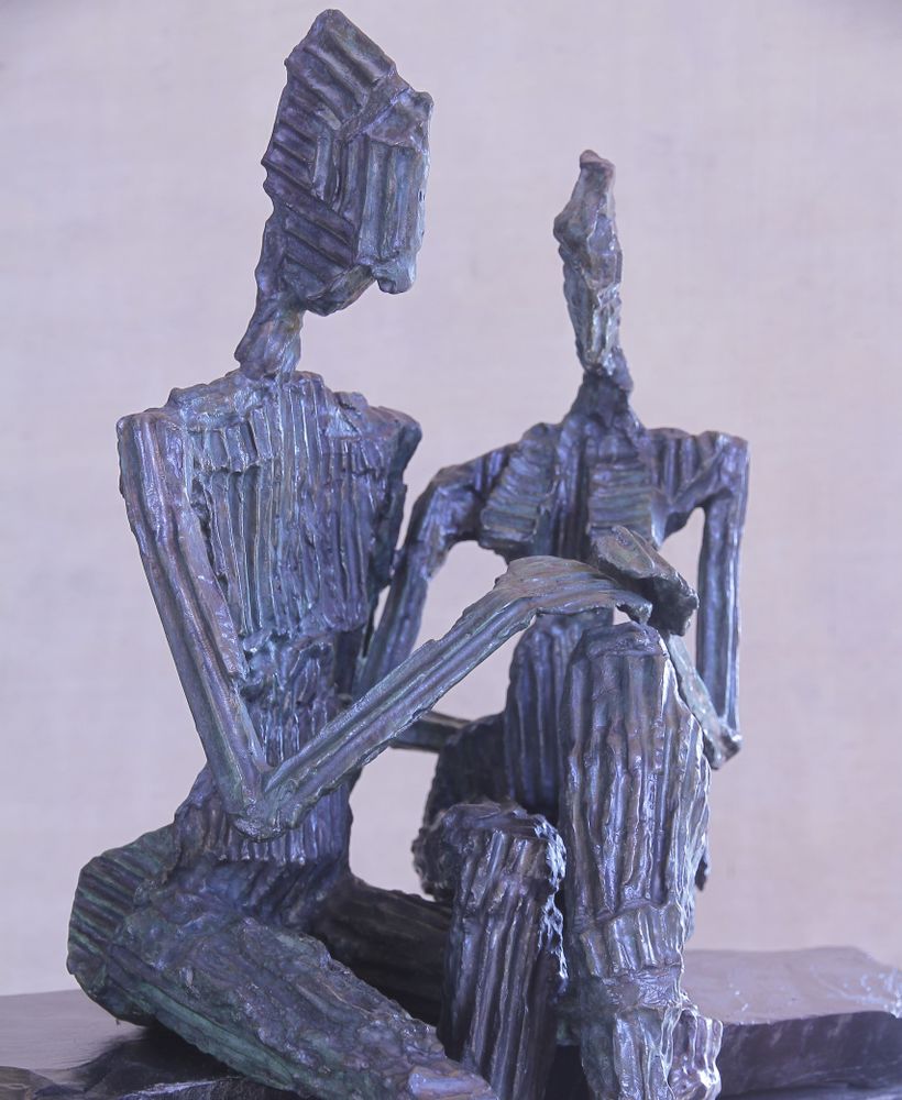 Sculptures, statuettes and miniatures - The Bronze Couple sculpture - MICHEL AUDIARD