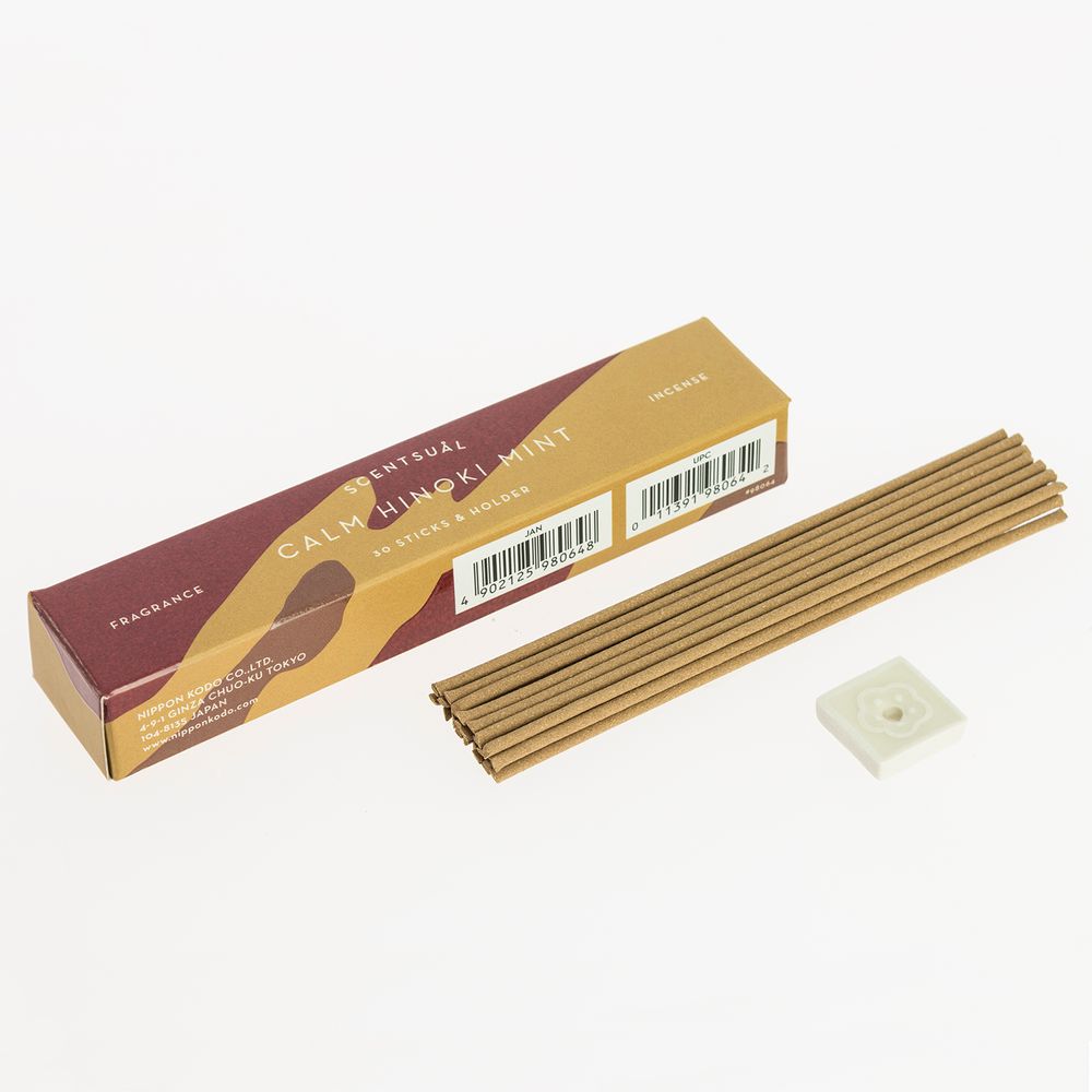 Home fragrances - Scentsuål Hinoki Mint - Nippon Kodo Japanese Incense - TIERRA ZEN