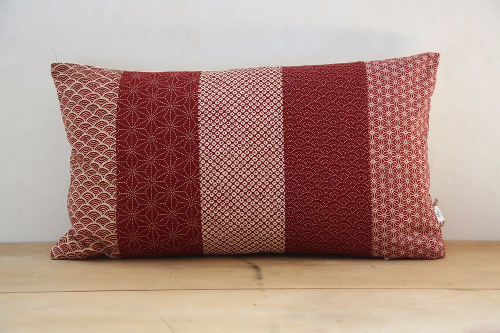 Coussins textile - Coussins en mix de tissus japonais. - HL- HELOISE LEVIEUX