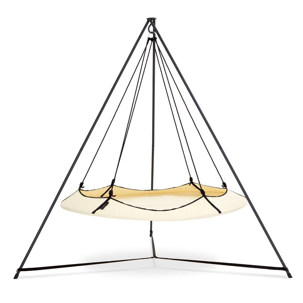 Conference tables - Cream and Black Hangout Pod Set - HANGOUT POD