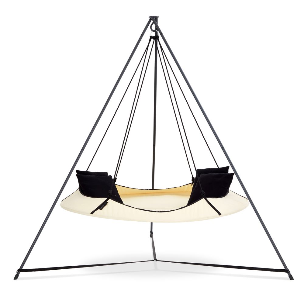 Conference tables - Cream and Black Hangout Pod Set - HANGOUT POD