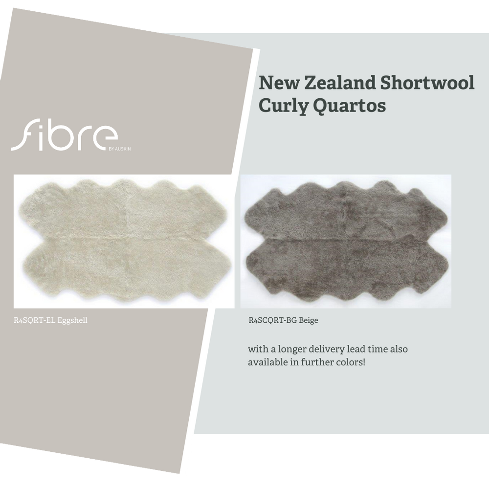 Comforters and pillows - Sheepskin Cushions - FIBRE BY AUSKIN