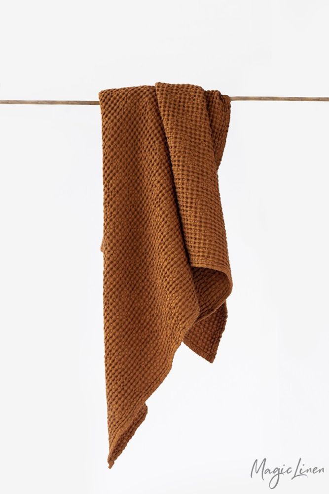 Autres linges de bain - SERVIETTE DE BAIN GAUFRE EN DIFFÉRENTES COULEURS - MAGICLINEN