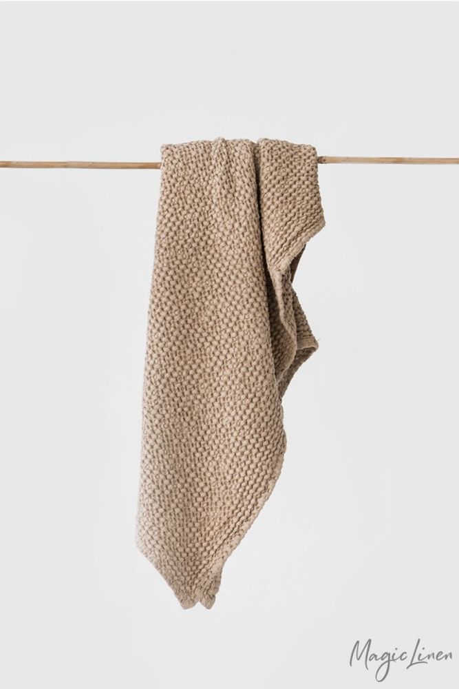 Autres linges de bain - SERVIETTE DE BAIN GAUFRE EN DIFFÉRENTES COULEURS - MAGICLINEN