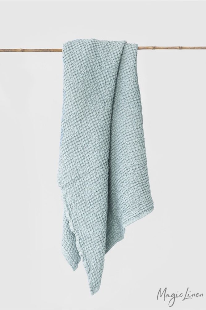 Autres linges de bain - SERVIETTE DE BAIN GAUFRE EN DIFFÉRENTES COULEURS - MAGICLINEN