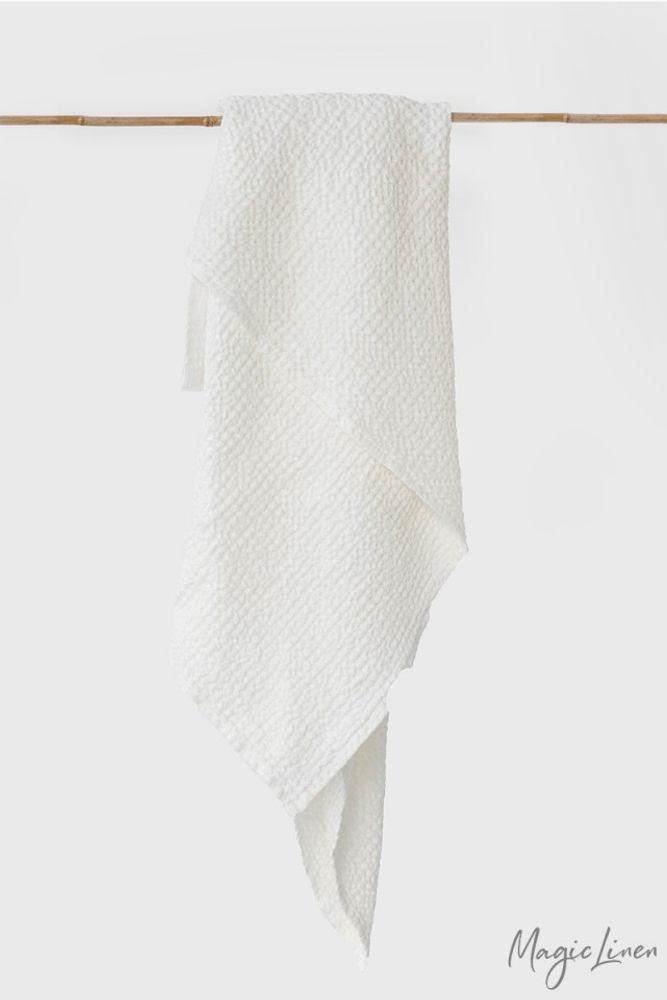 Autres linges de bain - SERVIETTE DE BAIN GAUFRE EN DIFFÉRENTES COULEURS - MAGICLINEN