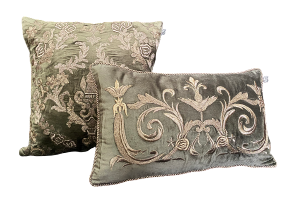 Fabric cushions - Floral Designs - HOUSE OF INCAS