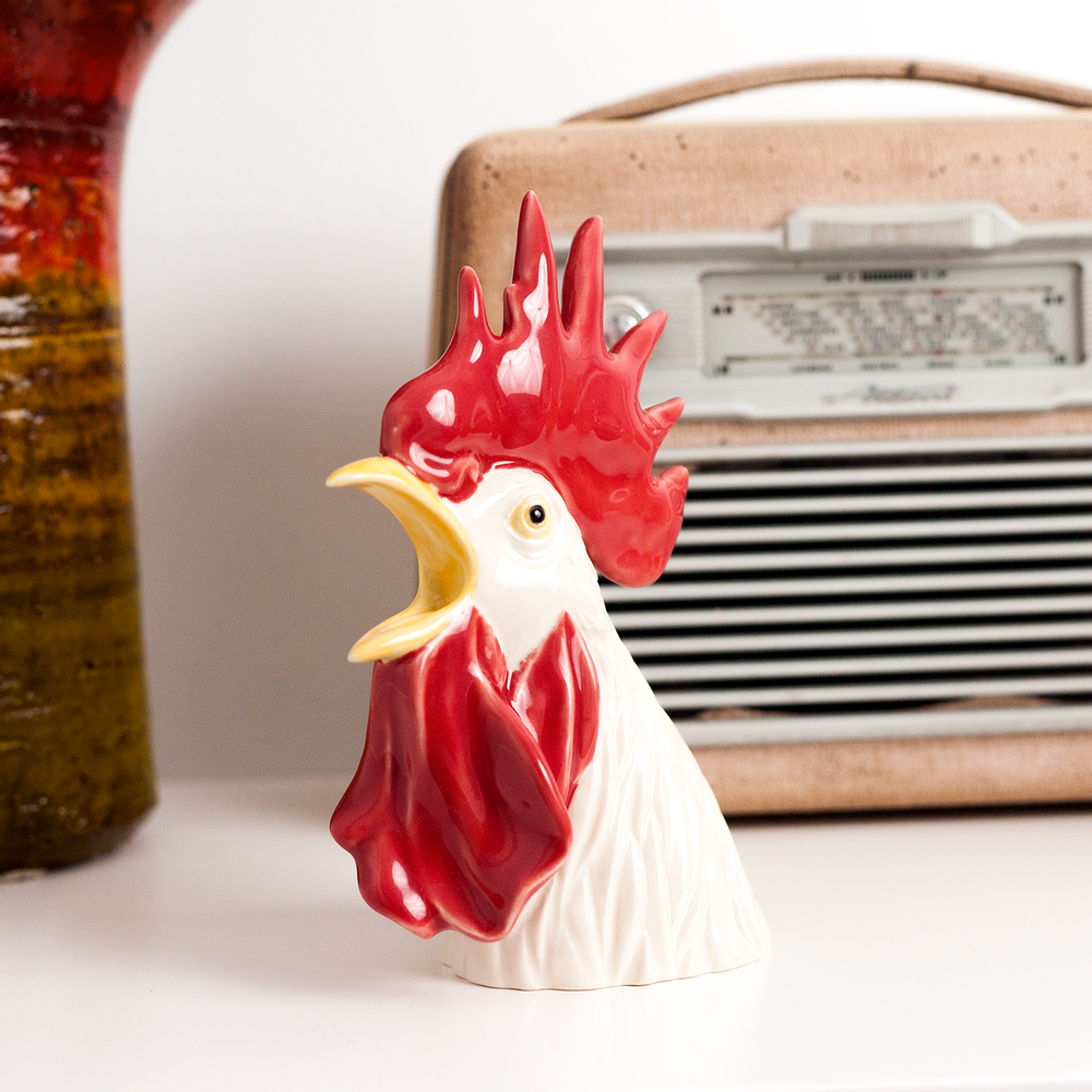 Objets de décoration - Le coq qui a perdu la tête - Céramique - LABORATÓRIO D'ESTÓRIAS