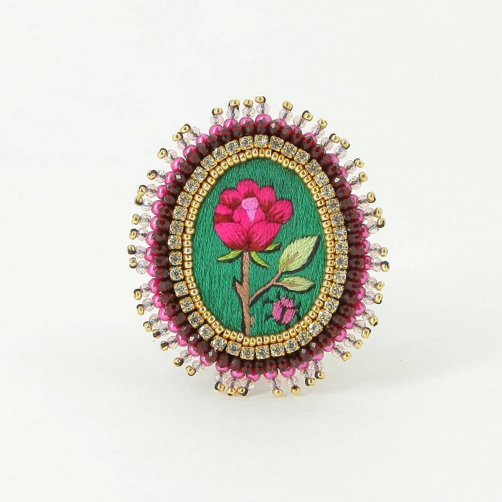 Jewelry - La Rose Brooch - CELESTE MOGADOR
