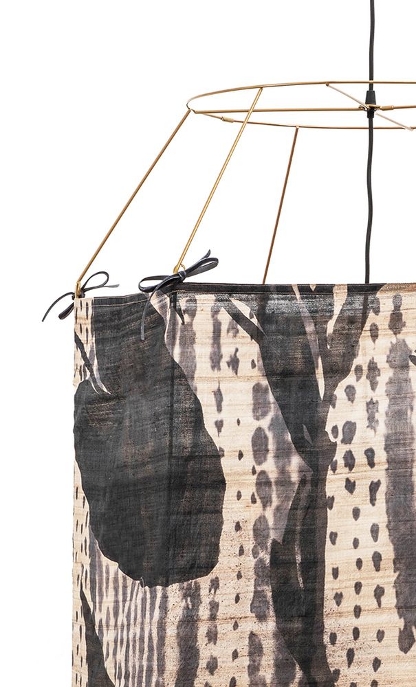 Design objects - Lamp Hexagonal winter rain Silk - TRACES OF ME